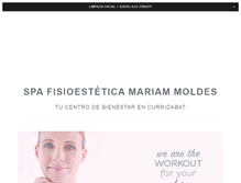 Tablet Screenshot of mariammoldes.com